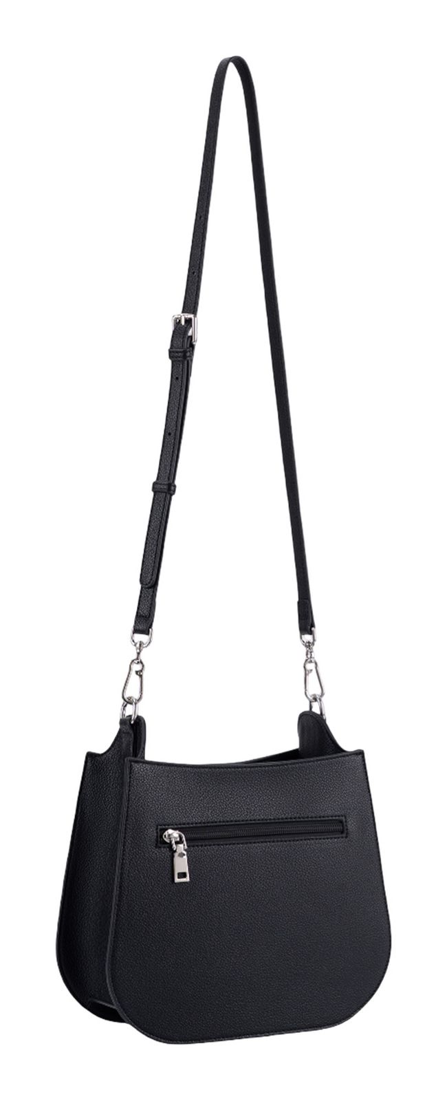 SEIDENFELT MANUFAKTUR Nelma Midi Hobo Bag Black SEIDENFELT MANUFAKTUR Nelma Midi Hobo Bag Black