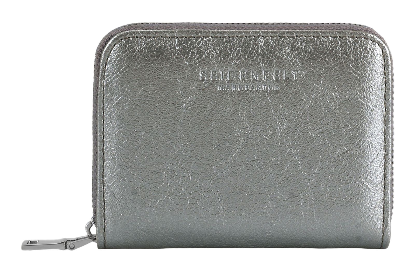 SEIDENFELT MANUFAKTUR Small Items Ylva Wallet Light Khaki Metallic