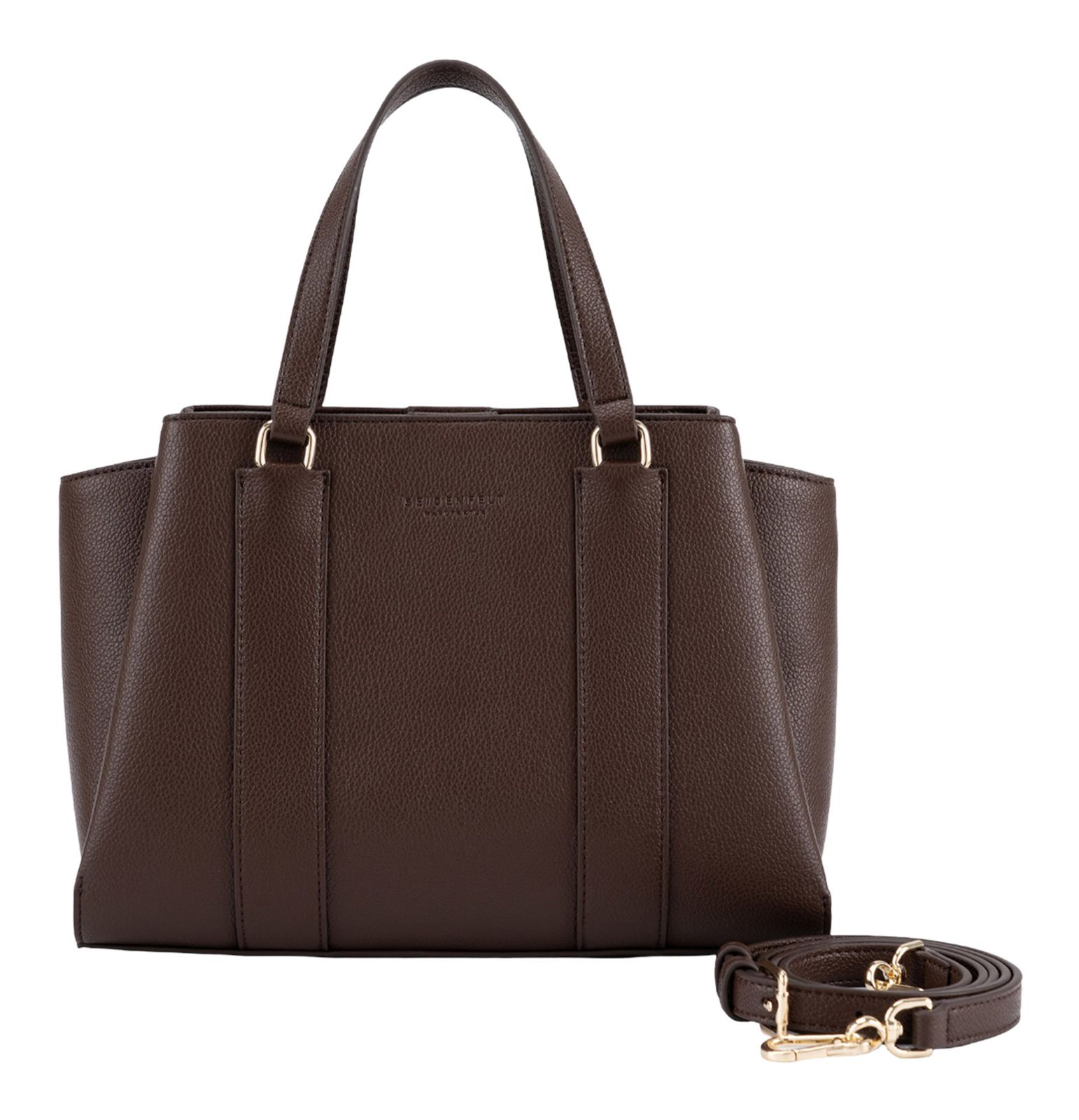 SEIDENFELT MANUFAKTUR Nelma Handbag Dark Brown