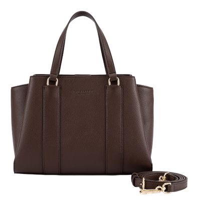 SEIDENFELT MANUFAKTUR Nelma Handbag Dark Brown SEIDENFELT MANUFAKTUR Nelma Handbag Dark Brown