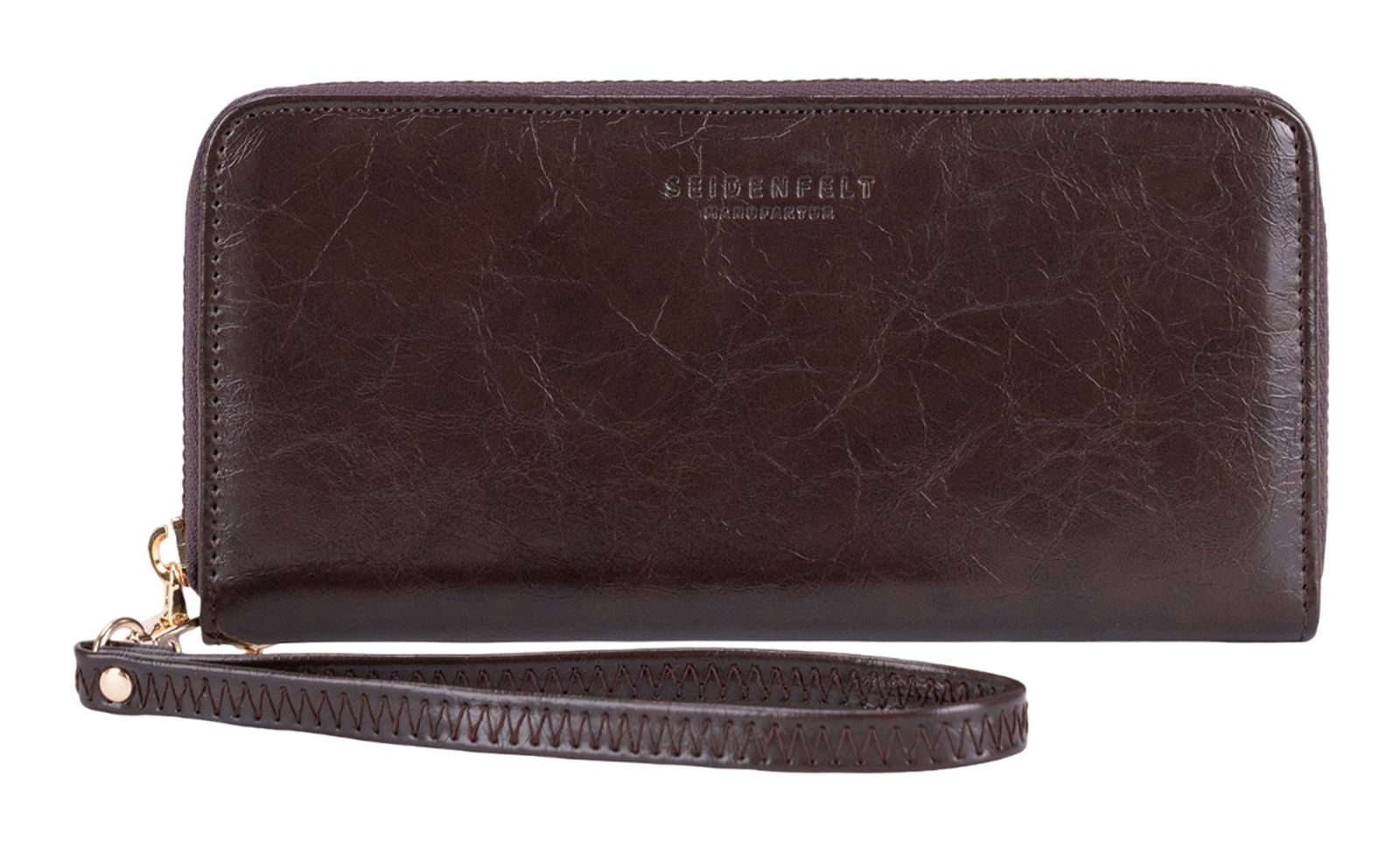 SEIDENFELT MANUFAKTUR Small Items Smilla Wallet Dark Brown