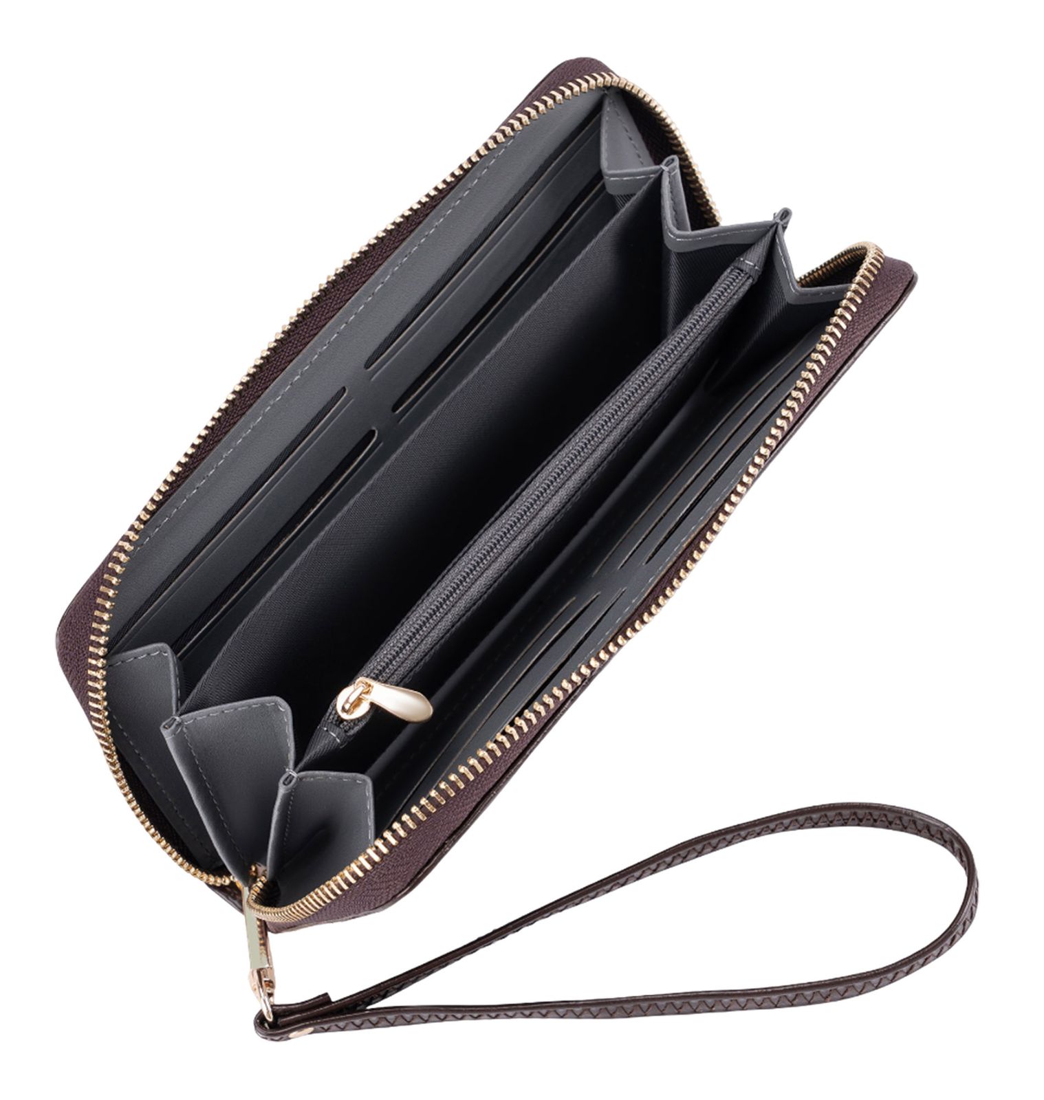 SEIDENFELT MANUFAKTUR Small Items Smilla Wallet Dark Brown SEIDENFELT MANUFAKTUR Small Items Smilla Wallet Dark Brown