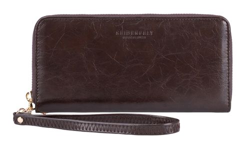 SEIDENFELT MANUFAKTUR Small Items Smilla Wallet Dark Brown