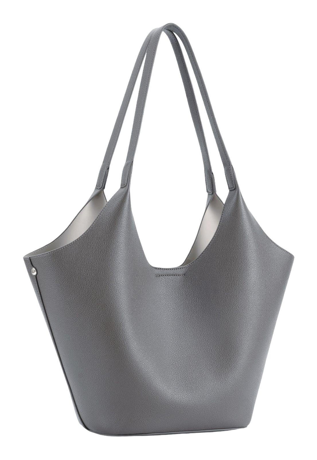 SEIDENFELT MANUFAKTUR Nelma Tulip Shopper Light Grey SEIDENFELT MANUFAKTUR Nelma Tulip Shopper Light Grey
