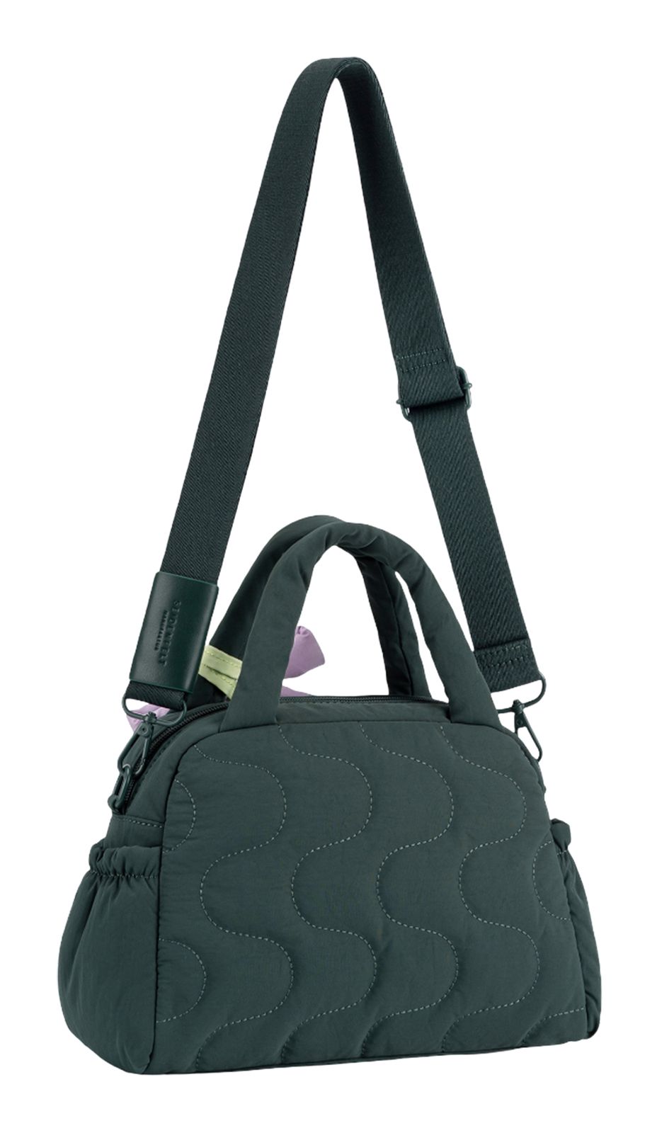 SEIDENFELT MANUFAKTUR Vaala Bowling Bag Bottle Green SEIDENFELT MANUFAKTUR Vaala Bowling Bag Bottle Green