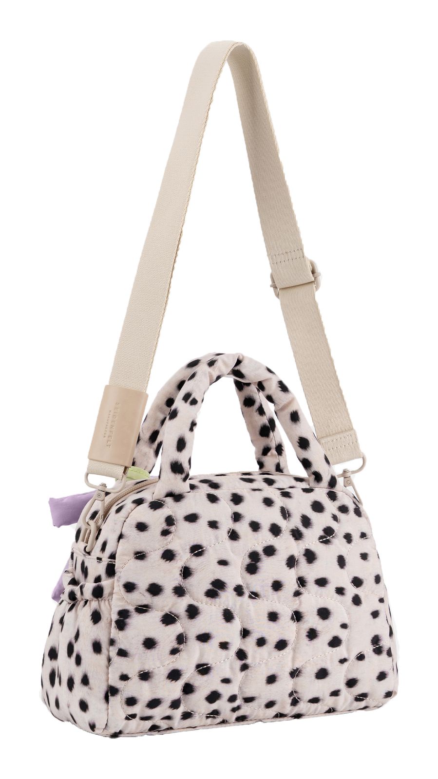 SEIDENFELT MANUFAKTUR Vaala Bowling Bag Dotty Dalmatian SEIDENFELT MANUFAKTUR Vaala Bowling Bag Dotty Dalmatian
