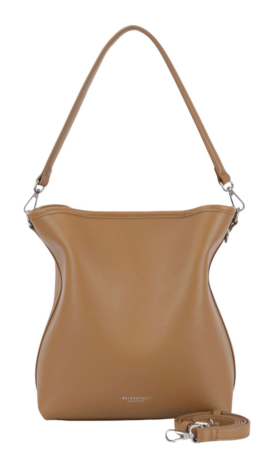 SEIDENFELT MANUFAKTUR Lieto Little Hobo Bag Caramel