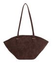 SEIDENFELT MANUFAKTUR Rena Shopper Dark Brown SEIDENFELT MANUFAKTUR Rena Shopper Dark Brown