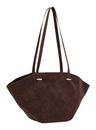 SEIDENFELT MANUFAKTUR Rena Shopper Dark Brown SEIDENFELT MANUFAKTUR Rena Shopper Dark Brown