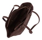 SEIDENFELT MANUFAKTUR Rena Shopper Dark Brown SEIDENFELT MANUFAKTUR Rena Shopper Dark Brown