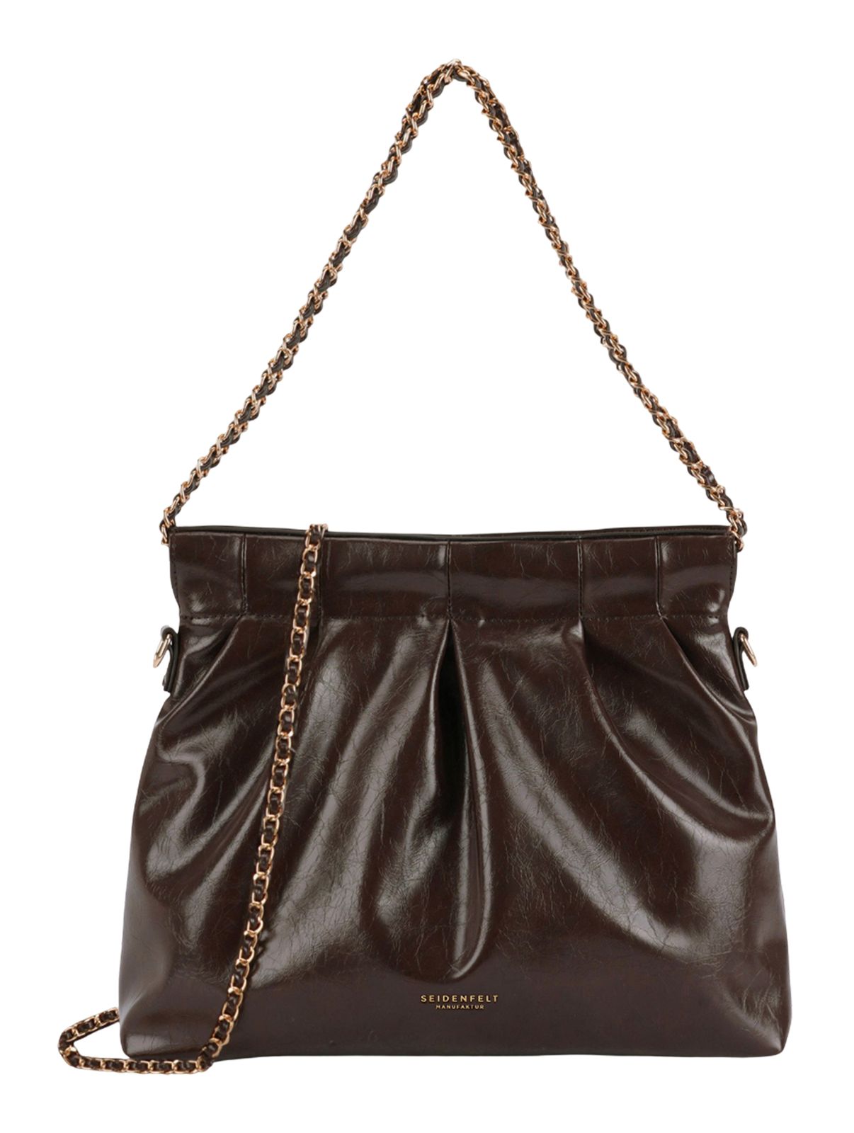 SEIDENFELT MANUFAKTUR Loimaa Shoulderbag Dark Brown
