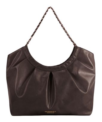 SEIDENFELT MANUFAKTUR Loimaa Shopper Dark Brown