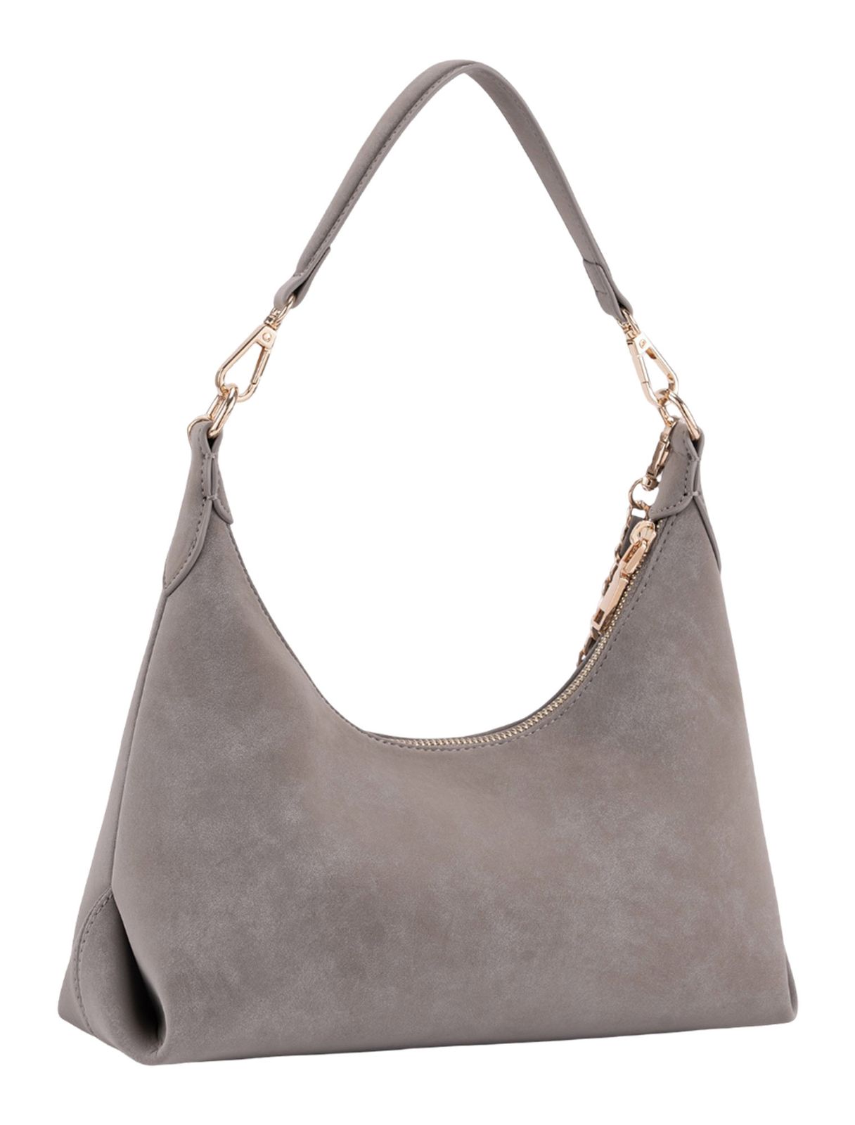 SEIDENFELT MANUFAKTUR Rena Midi Hobo Bag Grey SEIDENFELT MANUFAKTUR Rena Midi Hobo Bag Grey