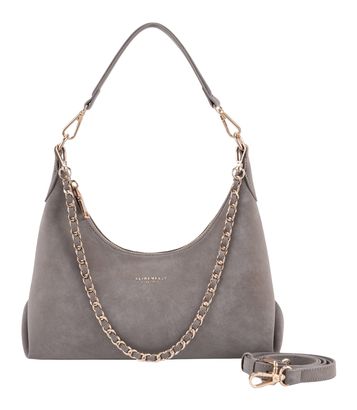 SEIDENFELT MANUFAKTUR Rena Midi Hobo Bag Grey