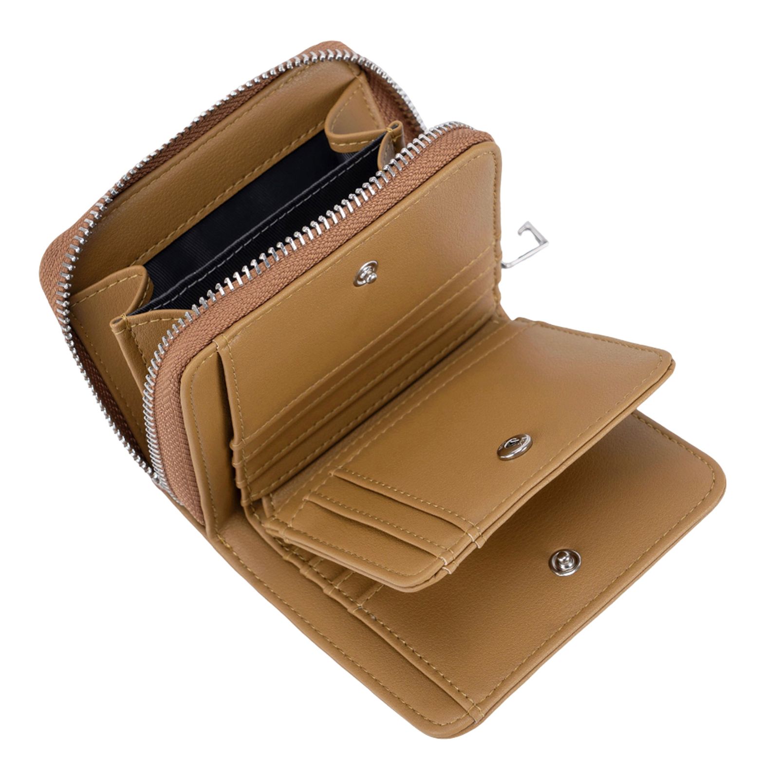 SEIDENFELT MANUFAKTUR Small Items Senni Wallet Caramel SEIDENFELT MANUFAKTUR Small Items Senni Wallet Caramel