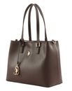U.S. POLO ASSN. Jones Double Handle Bag Dark Brown U.S. POLO ASSN. Jones Double Handle Bag Dark Brown