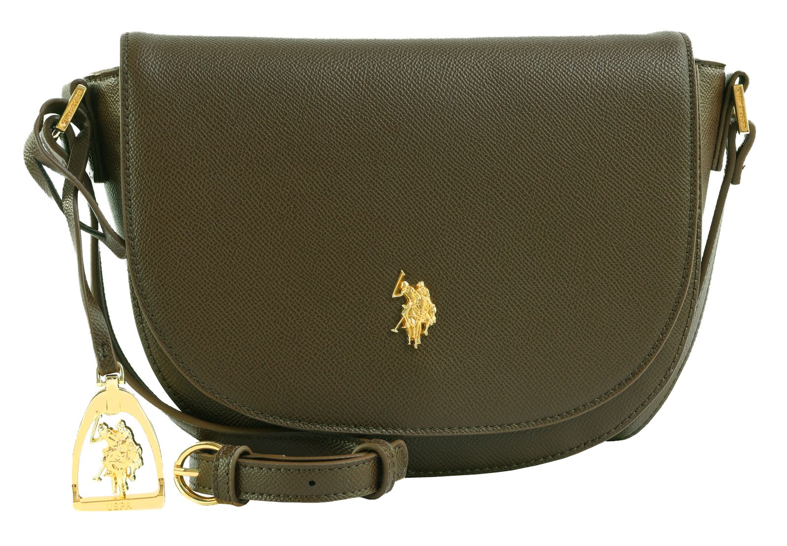 U.S. POLO ASSN. Jones Flap Crossbody Bag Olive