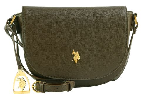 U.S. POLO ASSN. Jones Flap Crossbody Bag Olive U.S. POLO ASSN. Jones Flap Crossbody Bag Olive