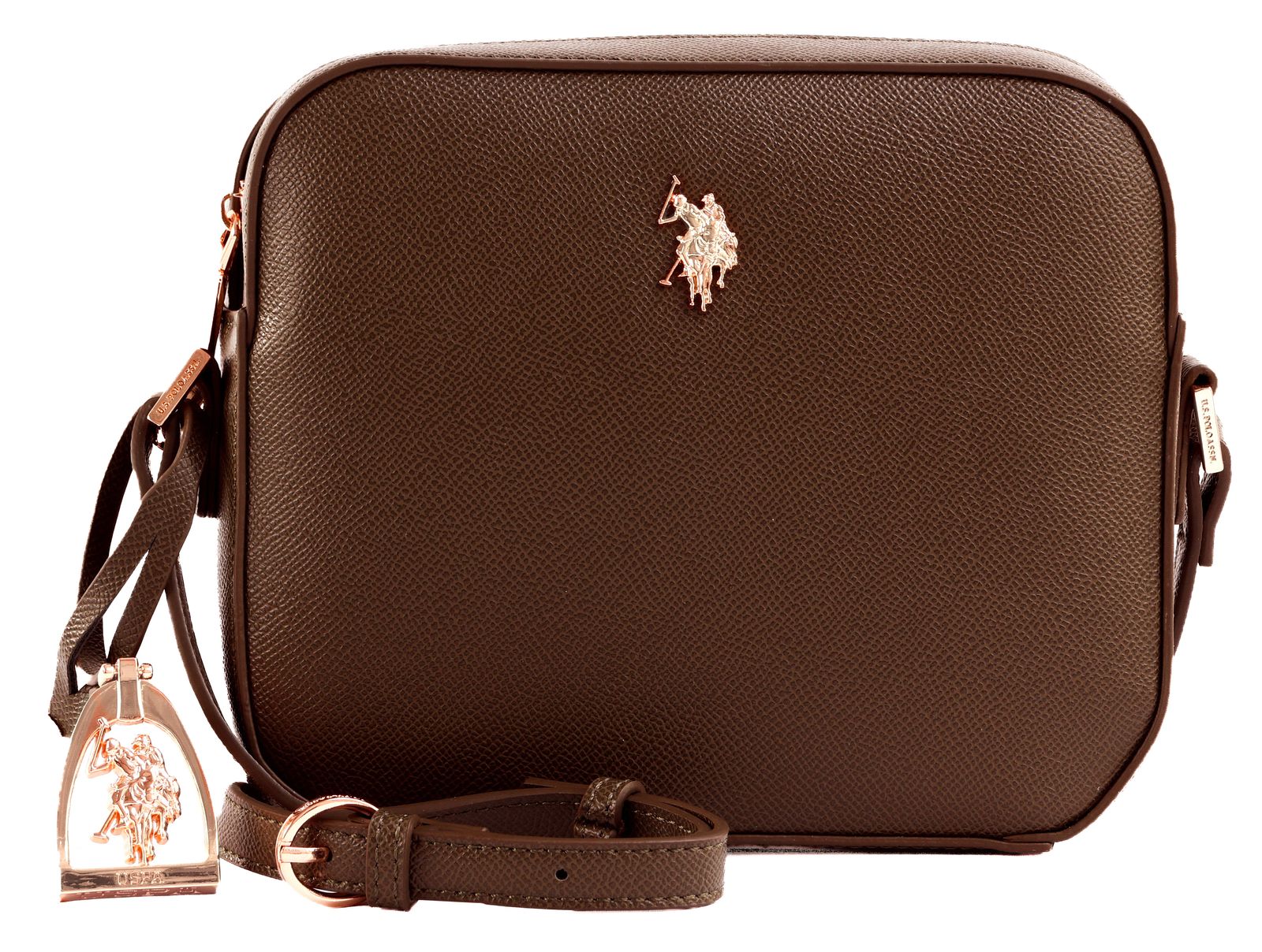 U.S. POLO ASSN. Jones Crossbody Bag Dark Brown