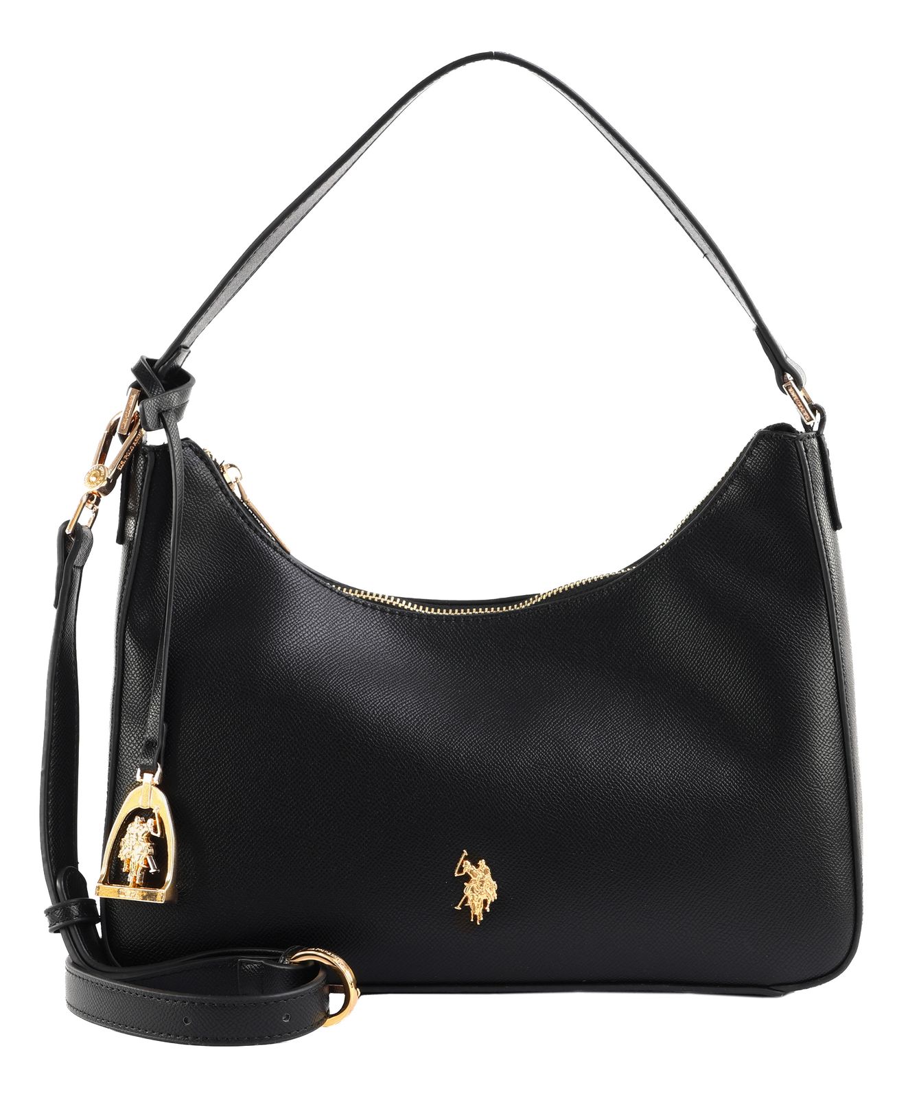 U.S. POLO ASSN. Jones Hobo Bag Black