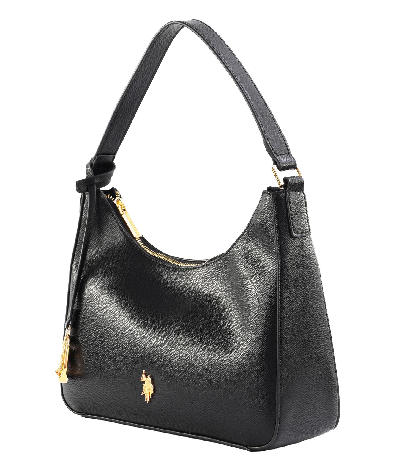 U.S. POLO ASSN. Jones Hobo Bag Black U.S. POLO ASSN. Jones Hobo Bag Black