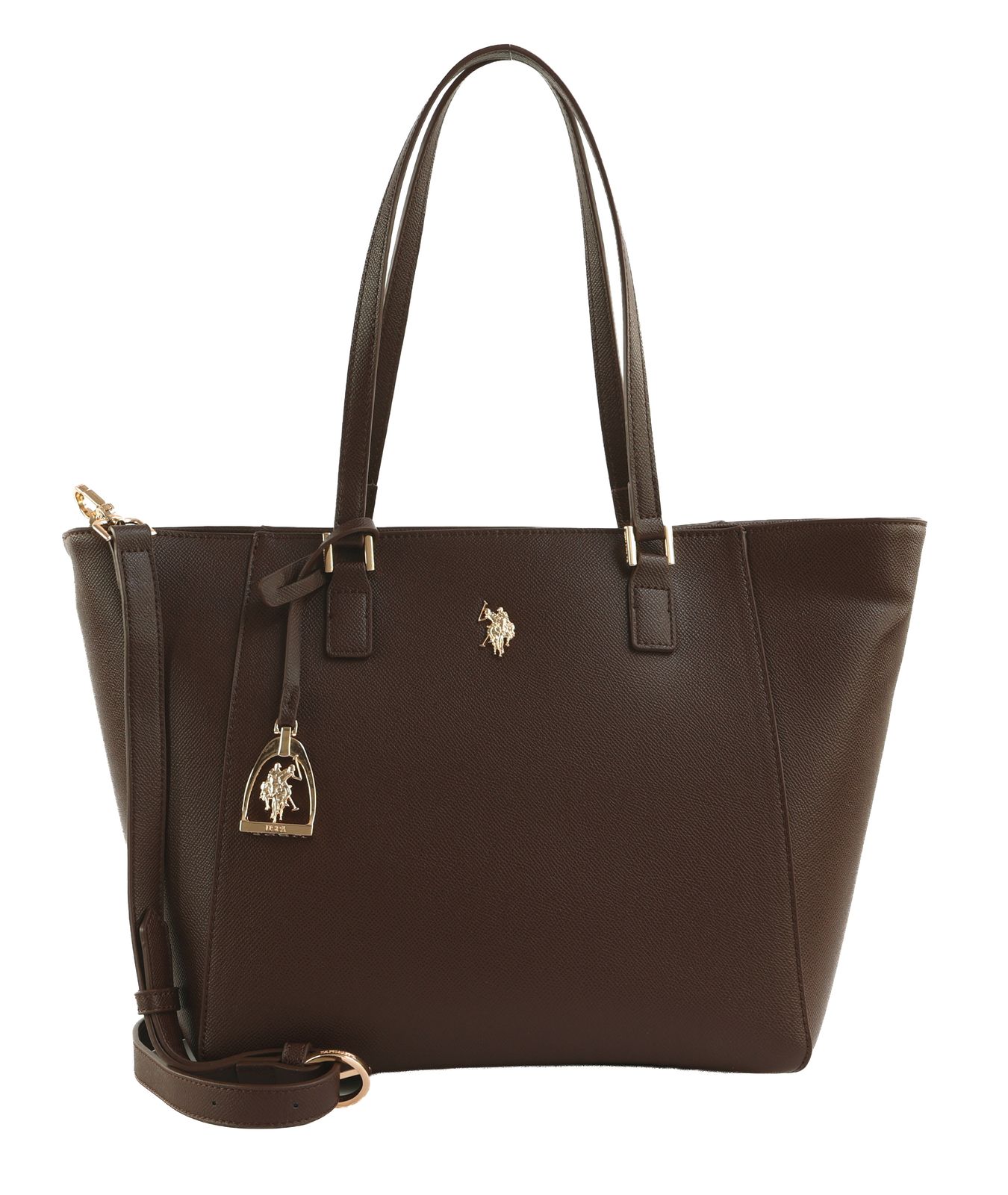 U.S. POLO ASSN. Jones Shopping Bag Dark Brown