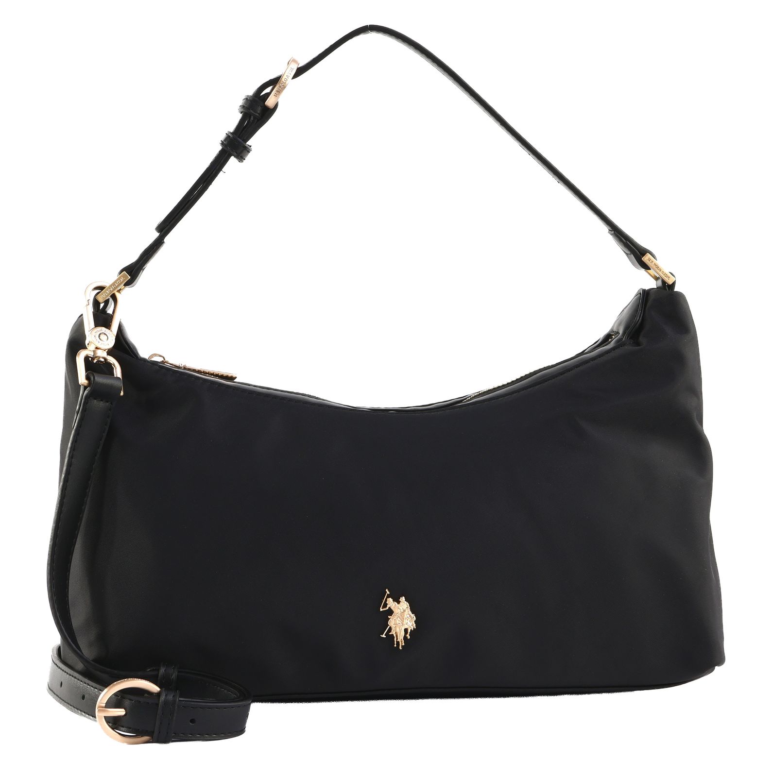 U.S. POLO ASSN. Houston Hobo Bag Black