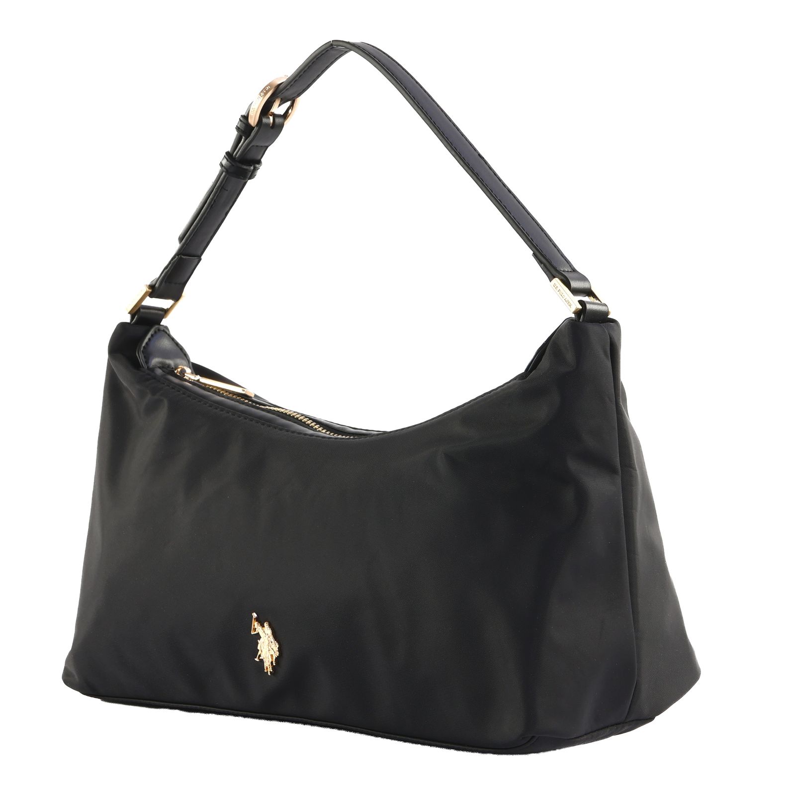 U.S. POLO ASSN. Houston Hobo Bag Black U.S. POLO ASSN. Houston Hobo Bag Black