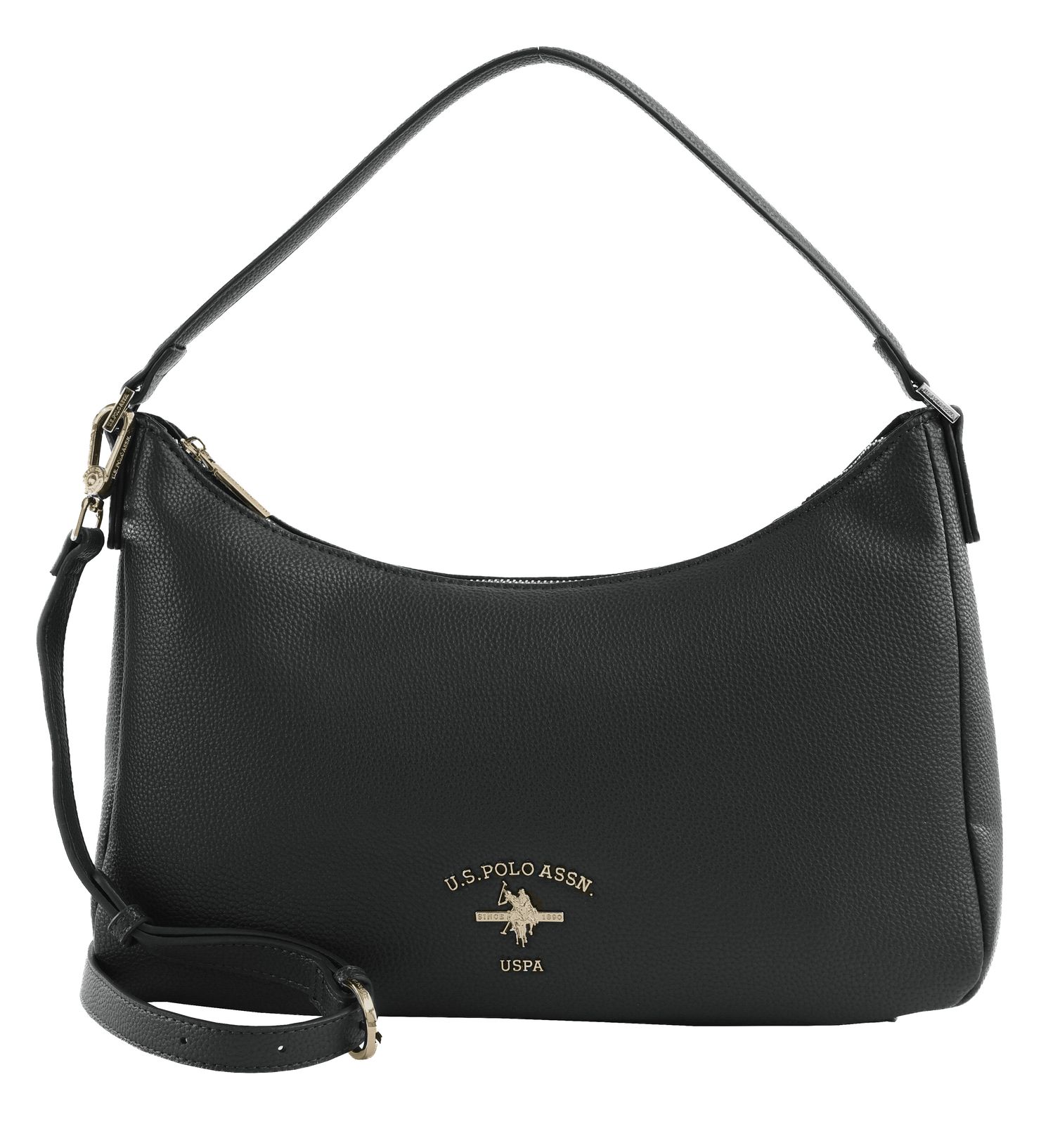 U.S. POLO ASSN. Stanford Hobo Bag Black
