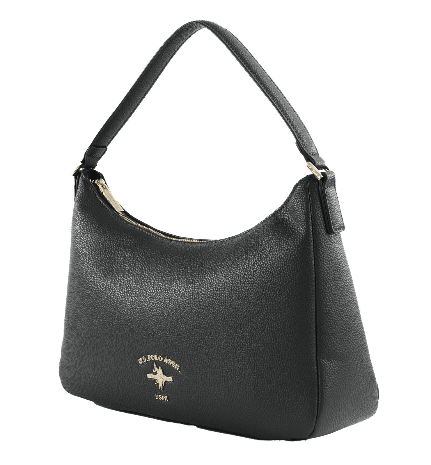 U.S. POLO ASSN. Stanford Hobo Bag Black U.S. POLO ASSN. Stanford Hobo Bag Black