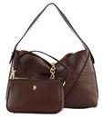 U.S. POLO ASSN. Helcho Hobo Bag Dark Brown U.S. POLO ASSN. Helcho Hobo Bag Dark Brown