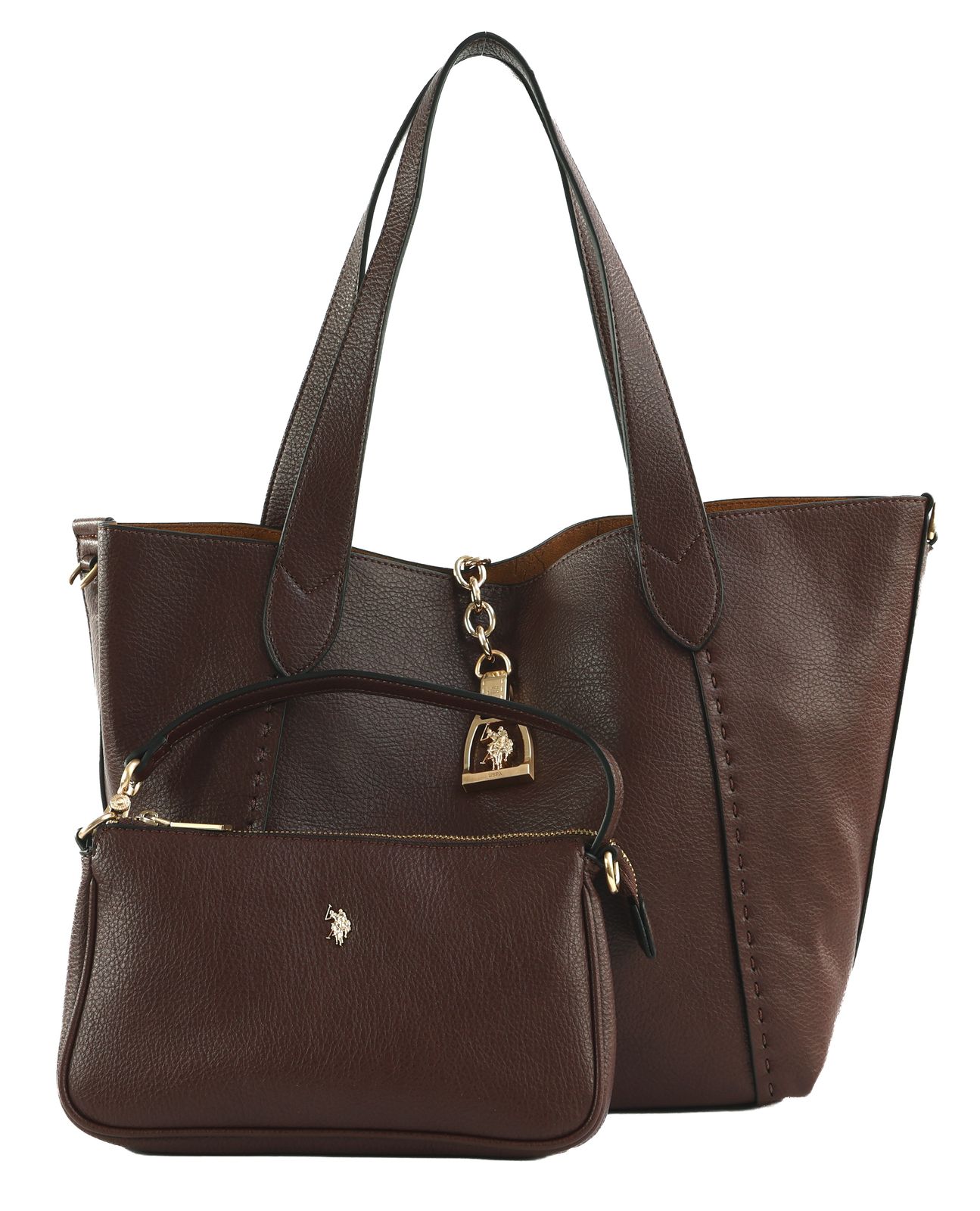 U.S. POLO ASSN. Helcho Shopping Bag Dark Brown U.S. POLO ASSN. Helcho Shopping Bag Dark Brown
