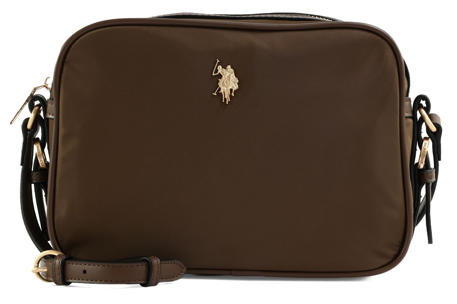 U.S. POLO ASSN. Houston Crossbody Bag Dark Brown
