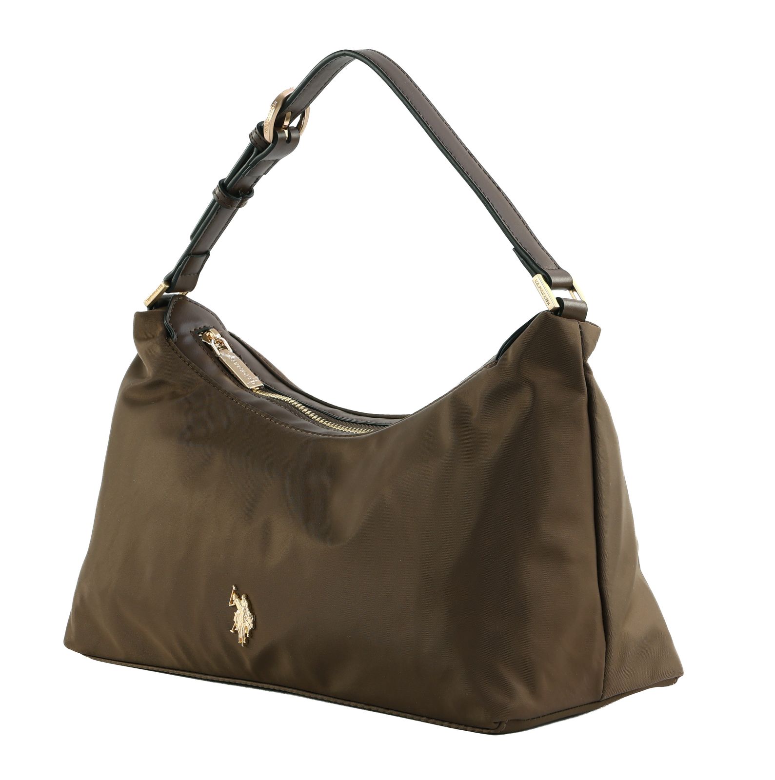 U.S. POLO ASSN. Houston Hobo Bag Dark Brown U.S. POLO ASSN. Houston Hobo Bag Dark Brown