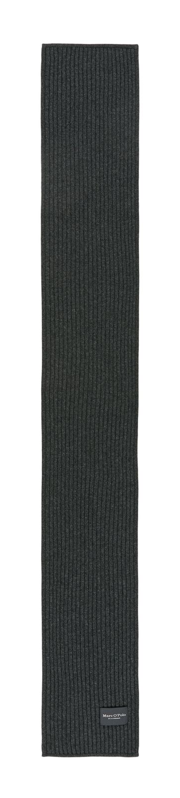 Marc O'Polo Knitted Scarf Dark Grey Melange Marc O'Polo Knitted Scarf Dark Grey Melange