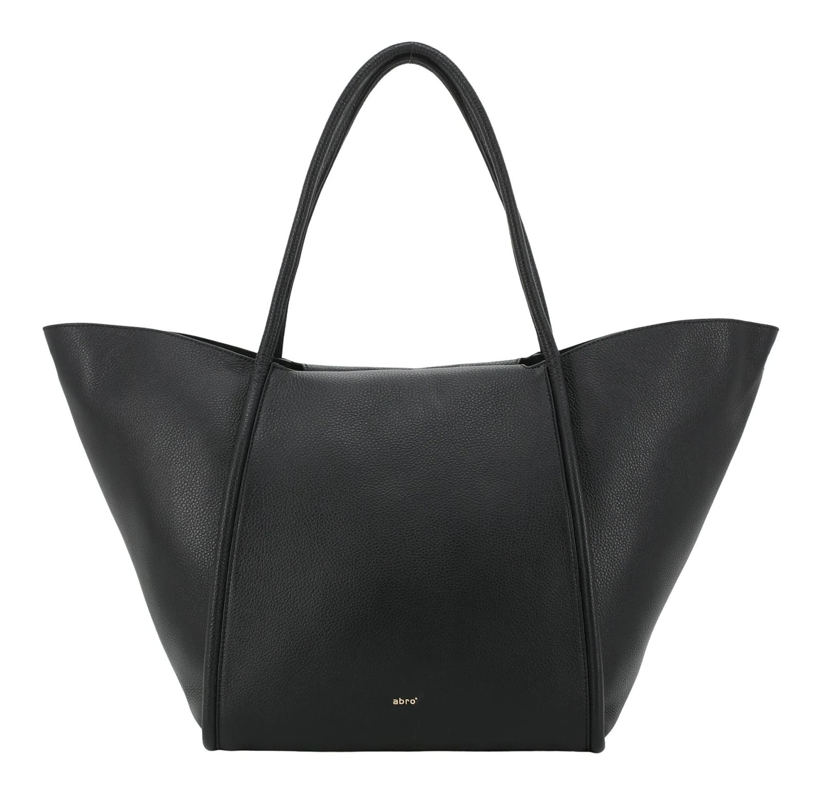 abro Leather Agave Willow Shopper Black / Gold