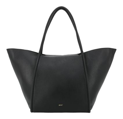 abro Leather Agave Willow Shopper Black / Gold