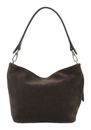 abro Leather Suede Ebony Shoulder Bag S Dark Brown abro Leather Suede Ebony Shoulder Bag S Dark Brown