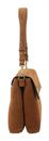 abro Leather Suede Twist Shoulder Bag Cuoio abro Leather Suede Twist Shoulder Bag Cuoio