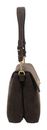 abro Leather Suede Twist Shoulder Bag Dark Brown abro Leather Suede Twist Shoulder Bag Dark Brown