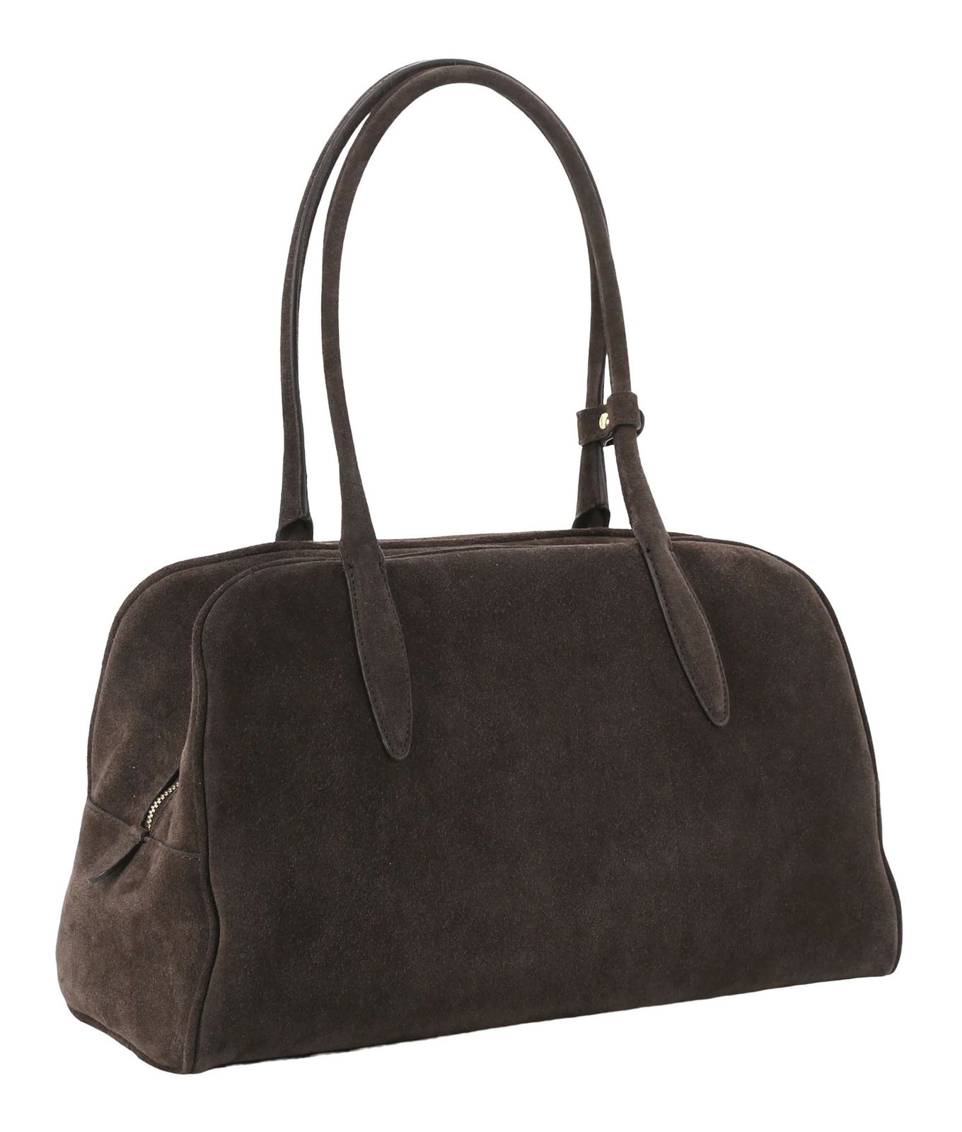 abro Leather Suede Amara Shoulder Bag Dark Brown abro Leather Suede Amara Shoulder Bag Dark Brown