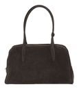 abro Leather Suede Amara Shoulder Bag Dark Brown abro Leather Suede Amara Shoulder Bag Dark Brown