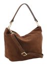 abro Leather Suede Ebony Big Shoulder Bag Wood abro Leather Suede Ebony Big Shoulder Bag Wood