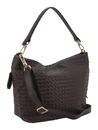 abro Leather Piuma Opaco Ebony Big Shoulder Bag Dark Brown abro Leather Piuma Opaco Ebony Big Shoulder Bag Dark Brown
