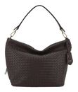 abro Leather Piuma Opaco Ebony Big Shoulder Bag Dark Brown abro Leather Piuma Opaco Ebony Big Shoulder Bag Dark Brown