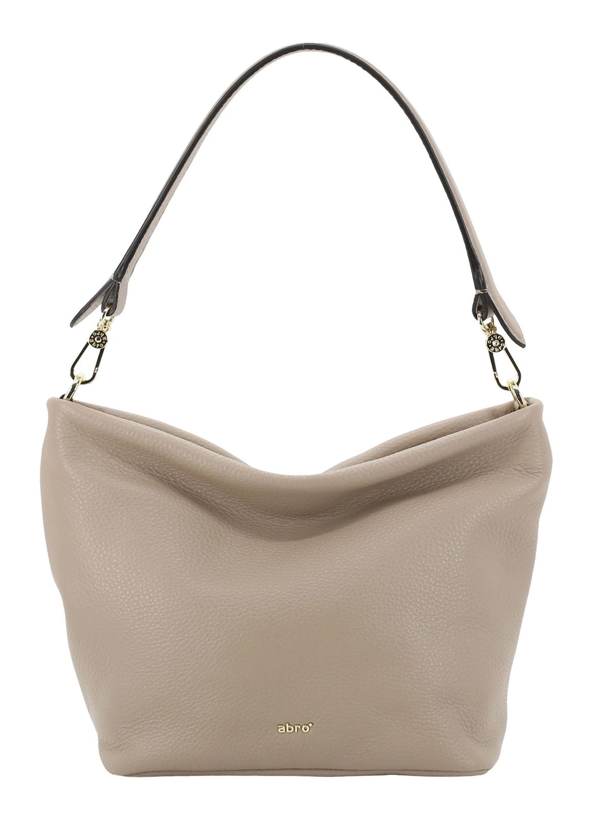 abro Leather Agave Ebony Shoulder Bag S Siena