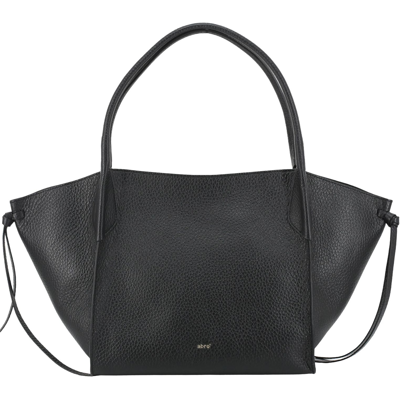 abro Leather Tekla Vibe Big Shopper L Black / Gold