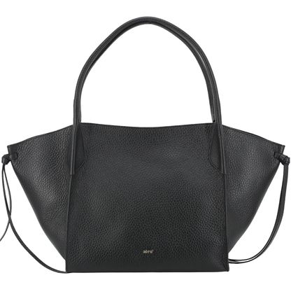 abro Leather Tekla Vibe Big Shopper L Black / Gold