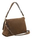 abro Leather Suede Signature Shoulder Bag L Khaki abro Leather Suede Signature Shoulder Bag L Khaki