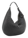 abro Leather Piuma Woven Nana Hobo Bag Dark Brown abro Leather Piuma Woven Nana Hobo Bag Dark Brown